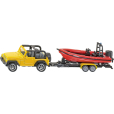 Siku - Jeep with Boat - 1658 Siku - Jeep with Boat - 1658